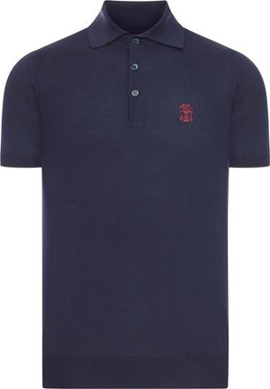 Brunello Cucinelli Short-Sleeved Cotton Polo Shirt