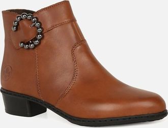 Rieker Womens Stillington Womens Ankle Boots - Brown - Size: 6.5