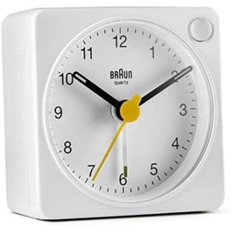 Braun bc 02 xw allarme al quarzo bianco con interruttore luminoso brand