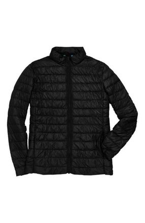 primary Grown-Ups Puffer Jacket in Black at Nordstrom, Size Xx-Large