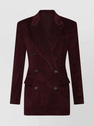Brunello Cucinelli double breasted velvet jacket