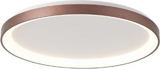Trade Shop Trade Shop - Plafoniera Moderna Tonda Led Cct 42w 3000k 4000k Luce Soffitto Lampada Muro 58cm - Brown