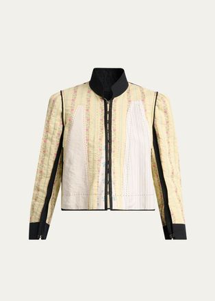Chlo&eacute; Quilted Patchwork Jacket