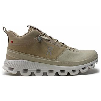 On Cloud Hi Textile Synthetic Mens Lace up Trainers - Sand - Size:UK 10.5