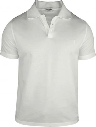 Saint Laurent Hombre, Camisetas, Blanco, Talla: S