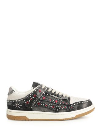 Amiri Stud Skel Top Low Sneakers Nero-Uomo