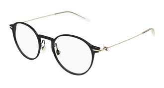 Montblanc Demo Oval Mens Eyeglasses MB0357O 001 49
