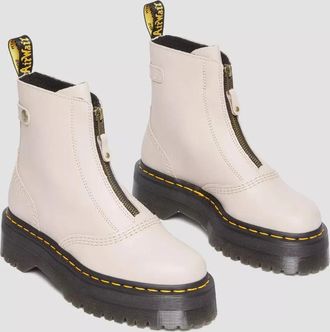 Dr. Martens Womens Dr. Martens Jetta 27656348 Boot Pink Leather Zip Front Platform GAL1131