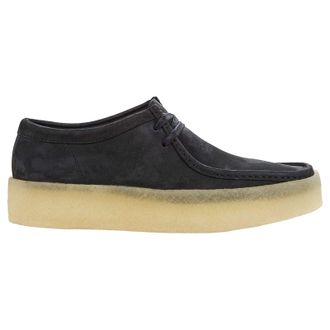 Clarks Wallabee Cup Nubuck Womens Lace Up Shoes - Black - Size:UK 4