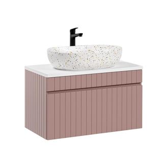 Petits Meubles Mueble lavabo estratificado Rosado