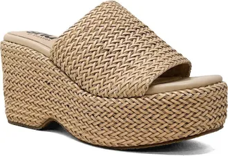 Shushop Josie Platform Slide Sandal in Bone at Nordstrom Rack, Size 8.5