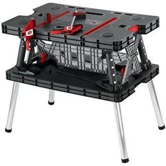 Keter 237005 Banco De Trabajo Plegable (ancho X Alto X Profundidad) 85 X 75,5 X 55 Cm - Keter