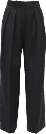Theory Trouser Pants in Black Wool