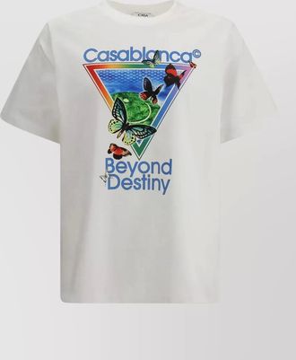 Casablanca organic cotton oversized printed t-shirt