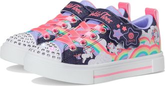 Skechers Twinkle Sparks-Jumpin Clouds Girls, Navy Multicolour, 31 EU