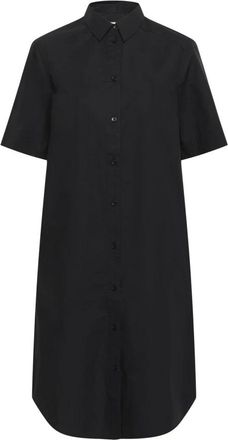 Part Two Harper Blousejurk - Dames - Shirt Kleedjes - Zwart - XS - Katoen - Kleedjes