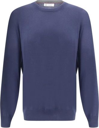 Brunello Cucinelli Hombre, Jerseys, Azul, Talla: M