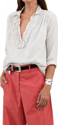 A Shirt Thing Womens Celine Cabo Top In White