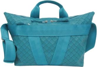 Bottega Veneta Pre-owned Buffer - Heren - Vintage Schoudertas - Blauw - ONE Size - Vintage