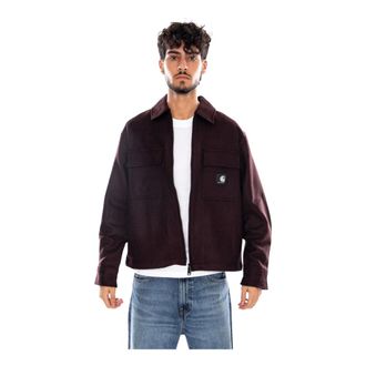 Carhartt Work in Progress Atoka Shirt Jac - - Jackets - Uomo - Marrone - M