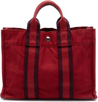 Herm&egrave;s Pre-owned Hermes Canvas Fourre Tout PM Ladies 28INTTVPE3B5F4LX