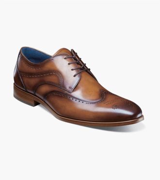 Stacy Adams Mens Brayden Dress Shoes In Tan