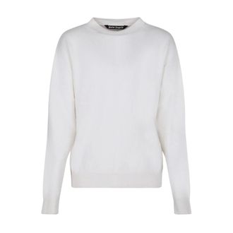 Palm Angels Uomo, Maglie, Bianco, M, new