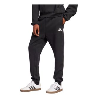 adidas Future Icons Small Logo Pants Asia Sizing Black White JD4949