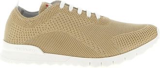 Kiton Beige Lace Up Sneakers