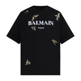 Balmain Hombre, Camisetas, Negro, Talla: M