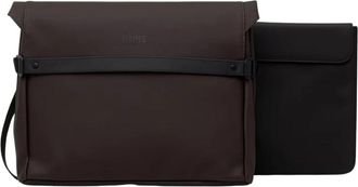 Rains OTG Messenger Bag W3 - unisex - Schoudertassen - Bruin - ONE Size - Polyester - Tassen
