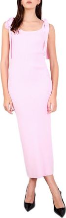 endless rose Rib Midi Tank Dress in Pink at Nordstrom Rack, Size Medium