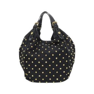 Givenchy Pre-owned Small New Sacca Polyester Shoulder Bag - Dames - Pre-owned - Zwart - Maat: ONE Size Poliester