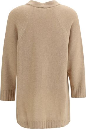 Fabiana Filippi Womens Cardigan Fine Knit With A V-Neckline Faggio Sweater