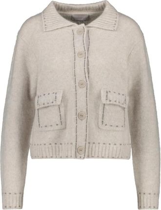 Hemisphere Cashmere Truien - Dames - Cashmere truien - Grijs - L - Kasjmier - Truien & Vesten