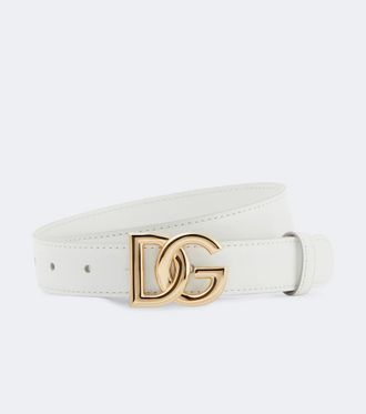 Dolce & Gabbana DG leather belt