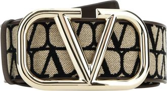 Valentino Garavani Cintura - Dames - Riemen - Veelkleurig - 75 CM - Katoen - Accessoires