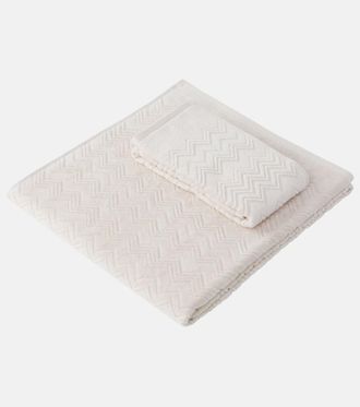 Missoni Chalk set of 2 cotton terry towels