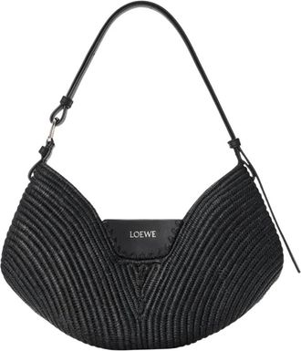 Loewe Paulas Ibiza Swing Medium - female - Loewe - Shoulder Bags - Black - ONE SIZE - Bags