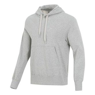 Nike Mens Nike Sportswear French Terry Embroidered Logo Solid Color Light Grey DA0024-050