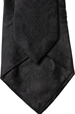 Dolce & Gabbana Paisley Woven Silk Necktie - Black