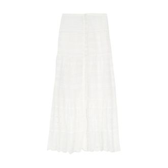 Isabel Marant Maxi Skirts, female, White, Size: 2XS Paoline Maxi Skirt