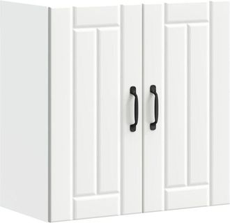 vidaXL Kitchen Wall Cabinet Lucca White Engineered Wood Vidaxl