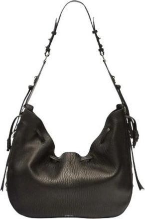 Isabel Marant Bolton Boho Schoudertas - Dames - Schoudertassen - Zwart - ONE Size - Leer - Tassen