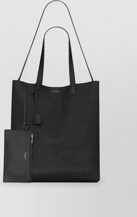 Saint Laurent ysl bv shop tote textured leather