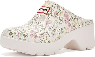 Hunter Anika Womens Wedge Shoes Ivory Floral : 10 M, Synthetic