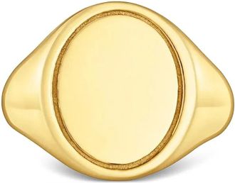 Tous Anello a sigillo ovale - GOLD