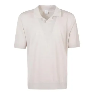 Eleventy Polo Shirts, male, White, Size: L T-Shirt
