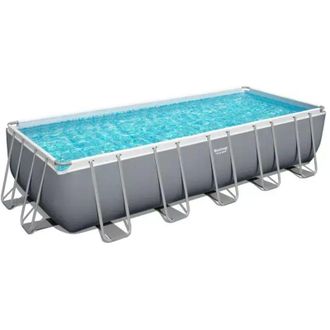 Bestway Piscina Elevada Rectangular Bestway 5612b Power Steel 640x274x132cm