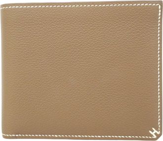 Herm&egrave;s Etoupe Gray Wallet (Bi-Fold) (Pre-Owned)